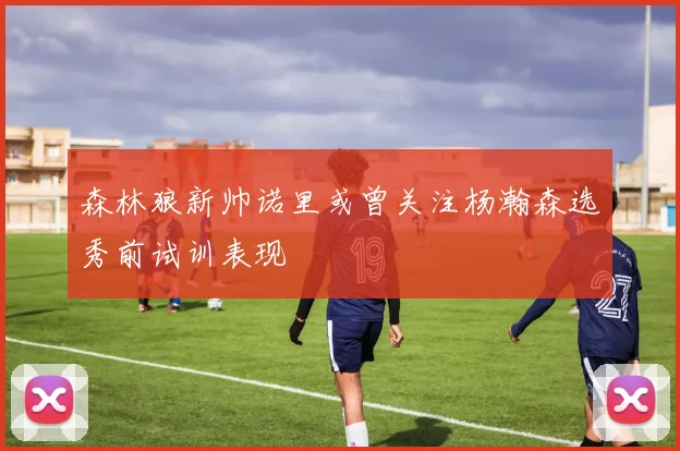 森林狼新帅诺里或曾关注杨瀚森选秀前试训表现
